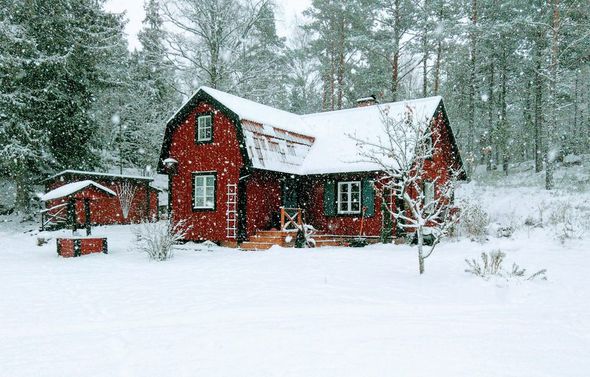 Kolbäck in snow