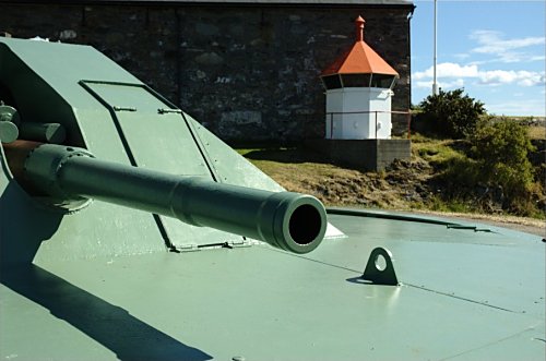 Deutsche Kanone auf Munkholmen vor
Trondheim