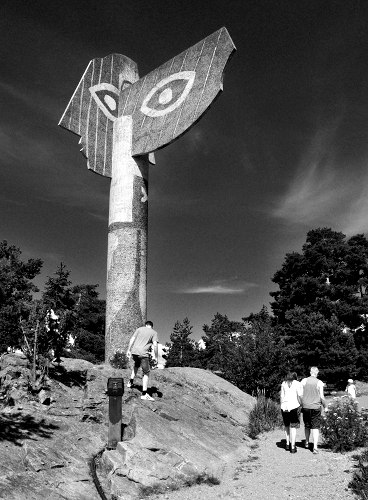 Die Picasso-Statue in
Kristinehamn